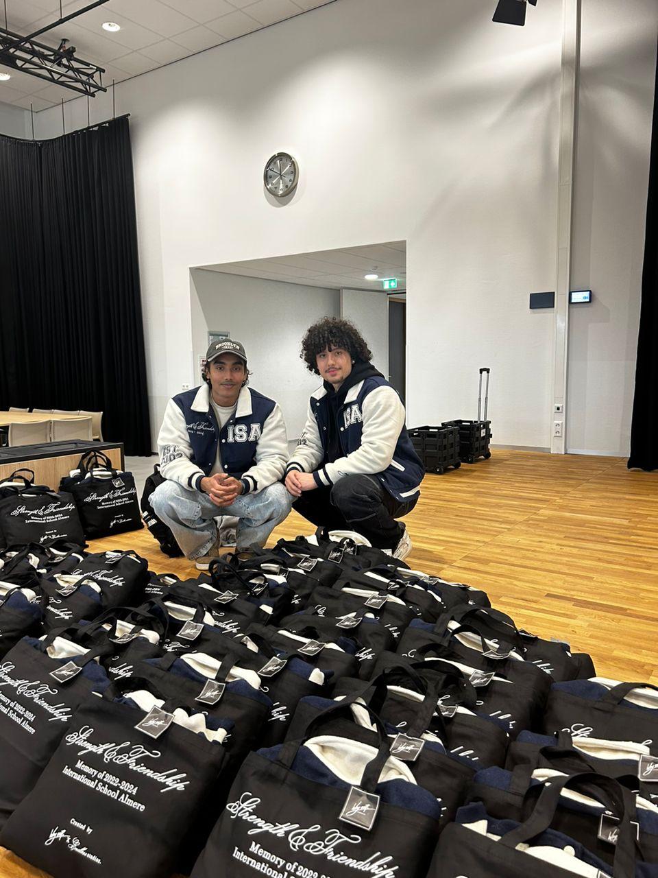 ISA jacket delivery day — packing and distribution